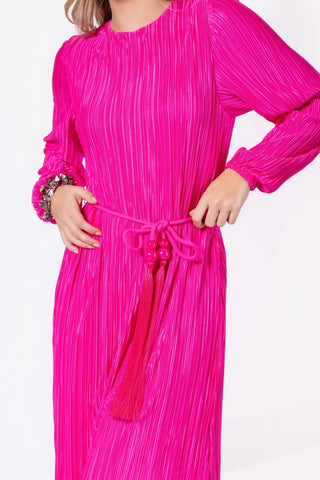 Camellia Dress (Hot Pink)