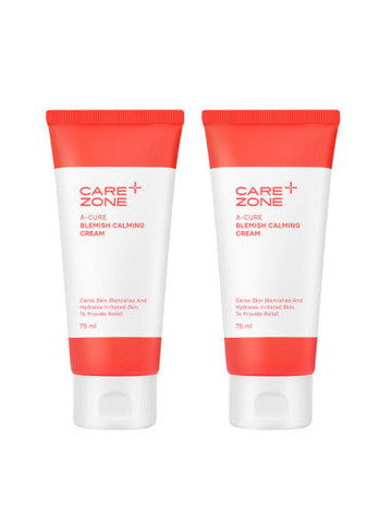 CAREZONE A-Cure Blemish Calming Cream 75ml 1+1 Special Set - Glamourous Grace