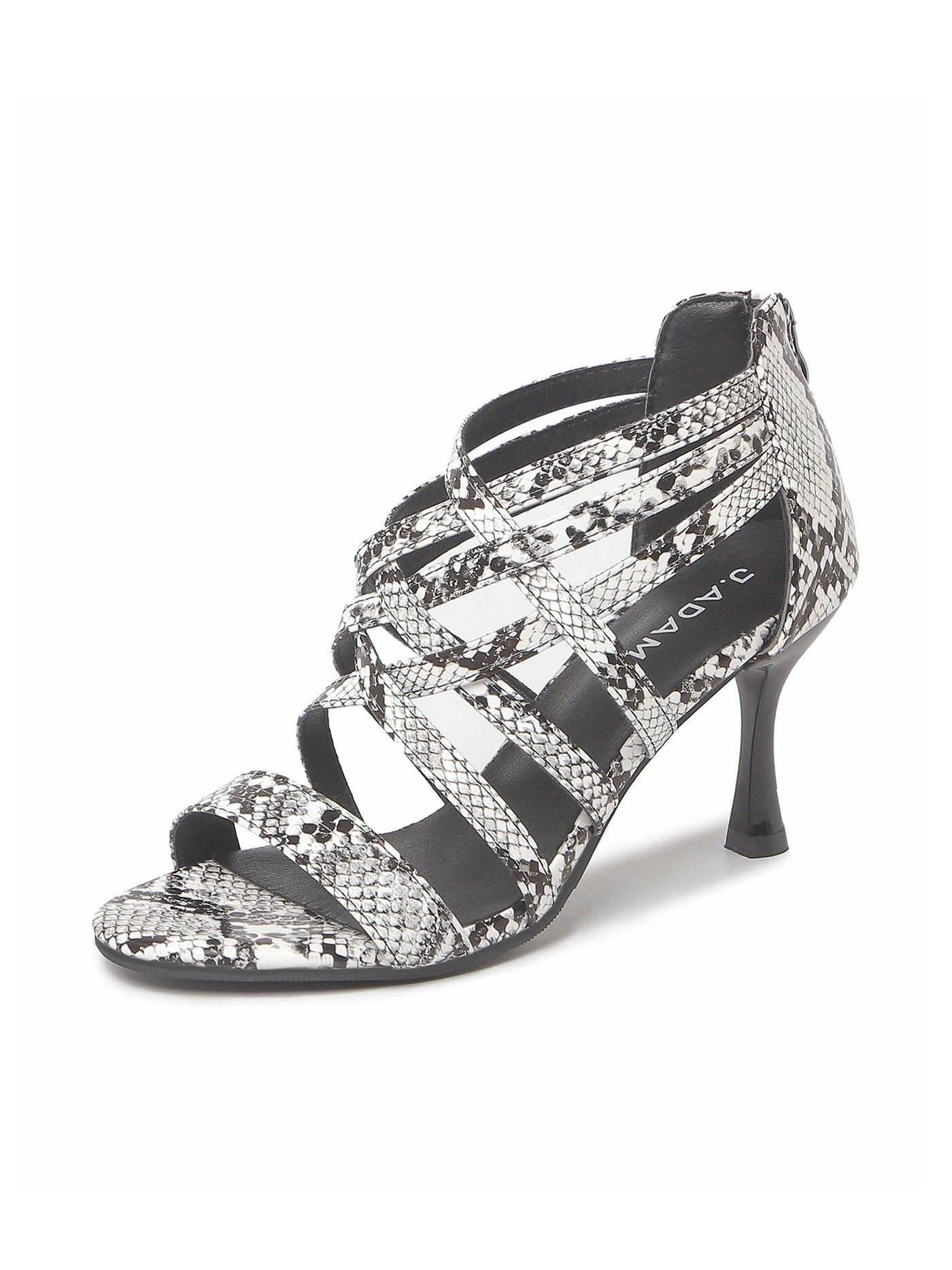 Carla | White/Black Snake - Glamourous Grace