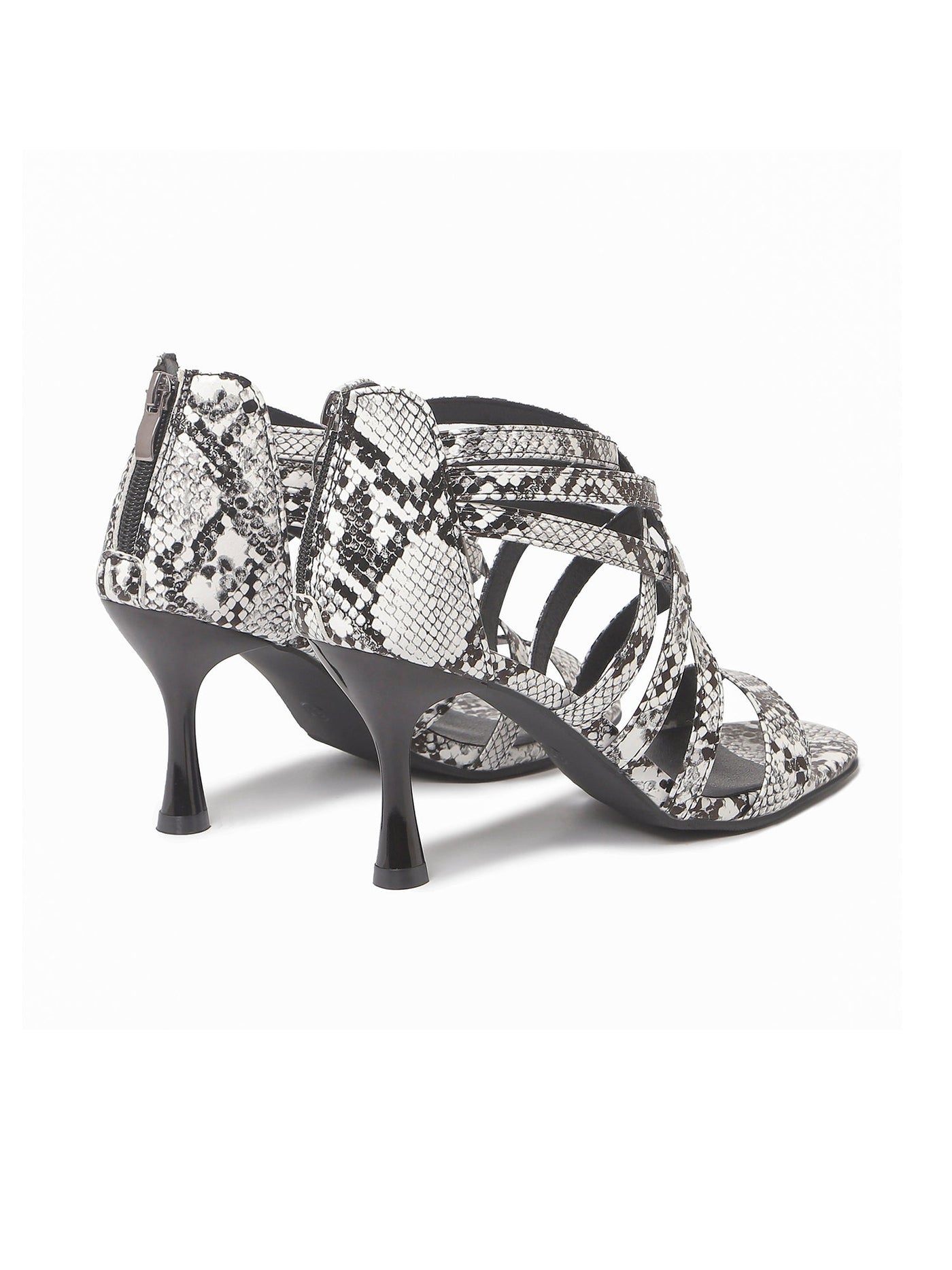 Carla | White/Black Snake - Glamourous Grace