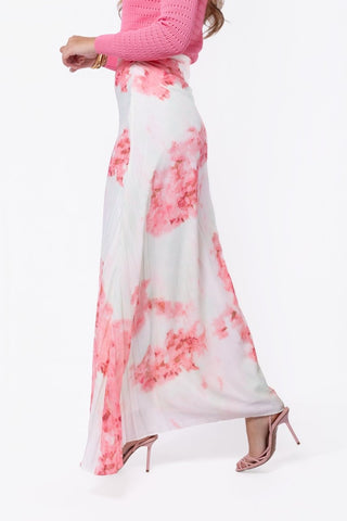Caroline Skirt (Ivory/Pink)