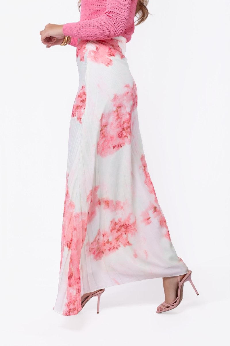 Caroline Skirt (Ivory/Pink) - Glamourous Grace