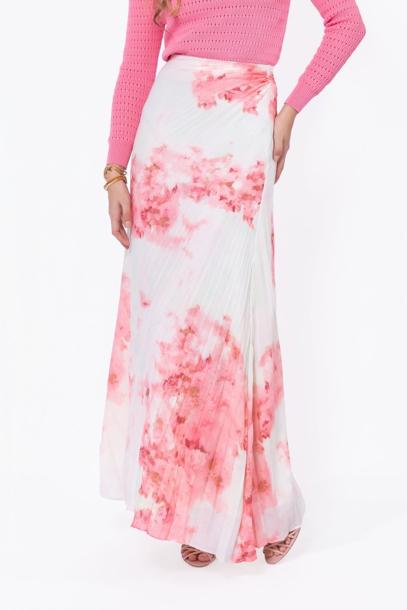 Caroline Skirt (Ivory/Pink) - Glamourous Grace