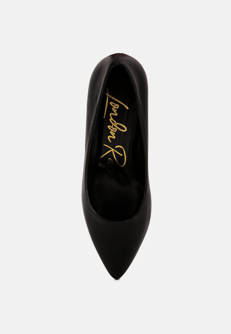Casey Metallic Detail Block Heel Pumps - Glamourous Grace