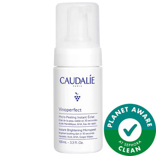 Caudalie Vinoperfect Brightening Daily AHA Micropeel Cleanser for Brightening, Gentle Exfoliation, Vegan Skincare - Glamourous Grace