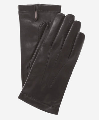 CC3001 (black) - Men's Italian cashmere lined leather gloves - Glamourous Grace