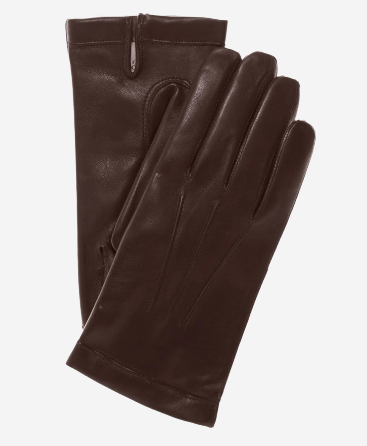 CC3001 (brown) - Men's Italian cashmere lined leather gloves - Glamourous Grace