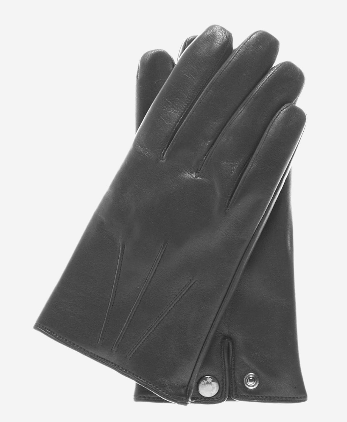 CC3341 (black) - Men's Italian cashmere lined leather gloves - Glamourous Grace