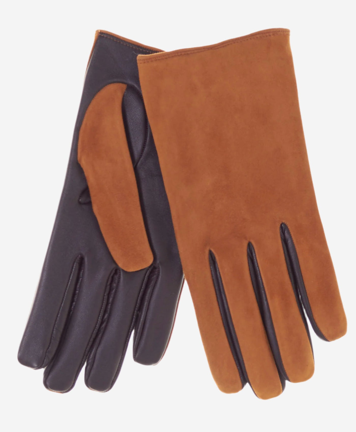 CC3556 (camel) - Men’s Italian touchscreen suede and lambskin gloves with cashmere lining - Glamourous Grace