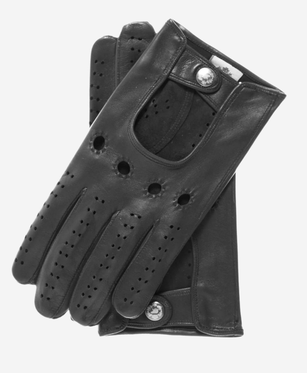 CD3020 (black) - Men’s Italian lambskin leather driving gloves - Glamourous Grace
