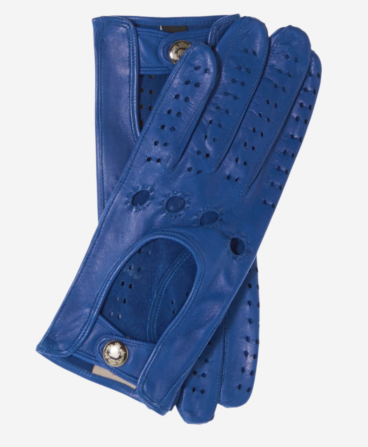 CD4010 (blue) - Women’s Italian leather driving gloves - Glamourous Grace