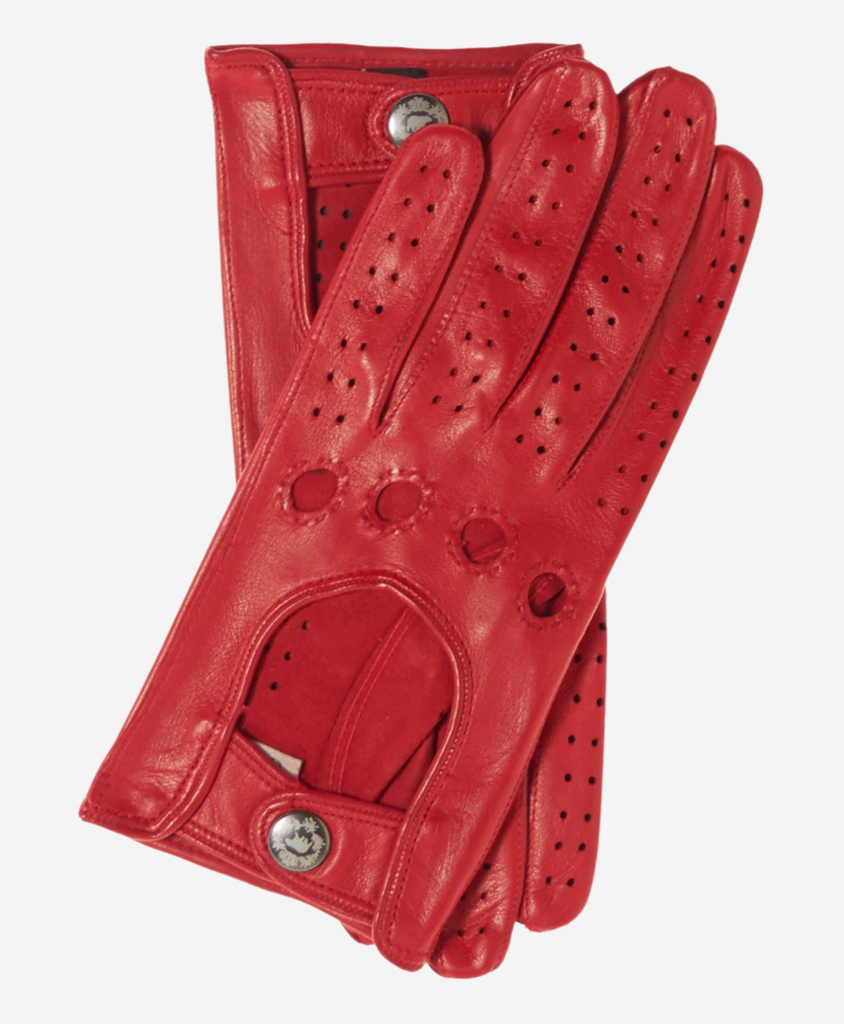 CD4010 (red) - Women’s Italian leather driving gloves - Glamourous Grace