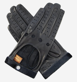 CD4201 (black) - Women’s elegant Italian lambskin driving gloves - Glamourous Grace