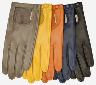 CD4244 (black) - Women’s classico Italian lambskin driving gloves - Glamourous Grace
