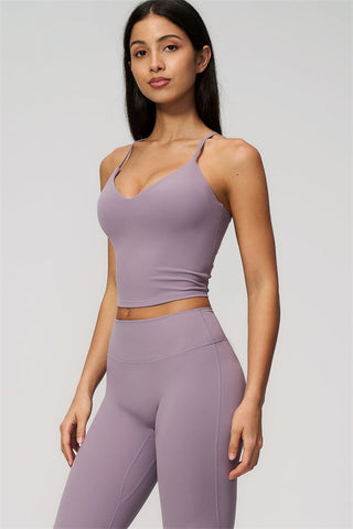 The Zura Tank Top Flared Leggings 2-Piece Set