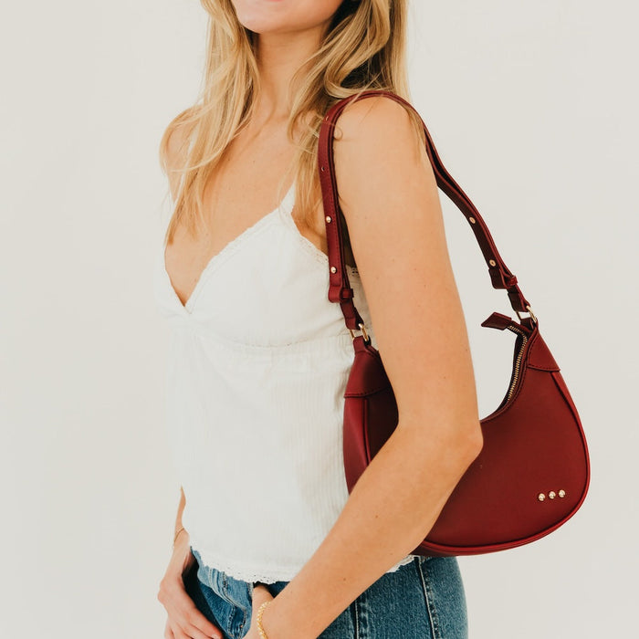 Celeste Crescent Shoulder Bag - Glamourous Grace