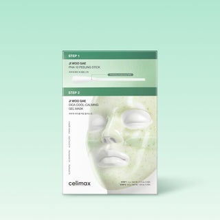 celimax JI WOO GAE Cica 2-Step Gel Mask 4ea