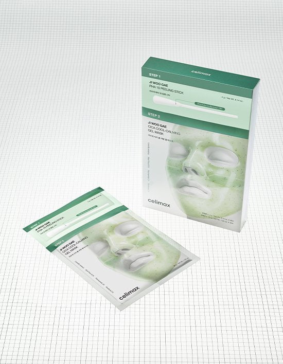 celimax JI WOO GAE Cica 2-Step Gel Mask 4ea - Glamourous Grace