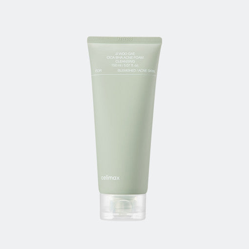 celimax JI WOO GAE Cica BHA Acne Foam Cleansing 150ml - Glamourous Grace