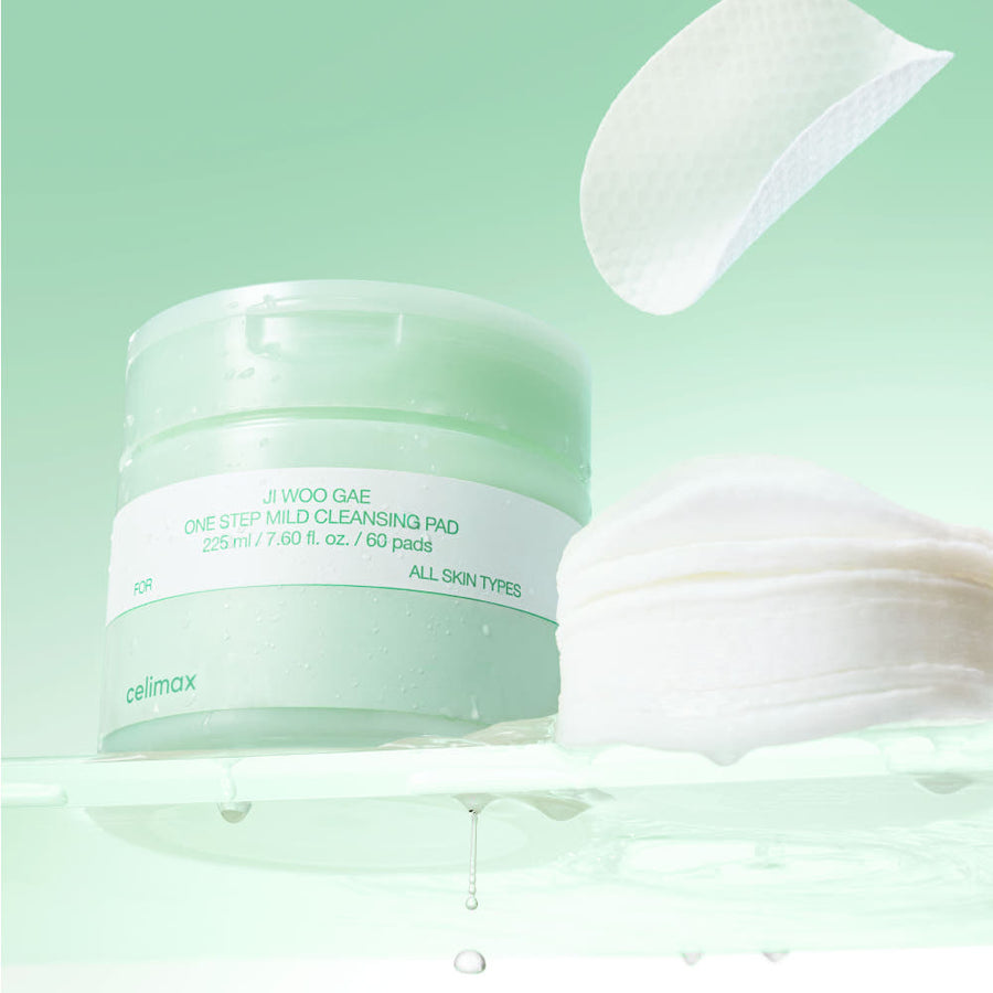 celimax JI WOO GAE One Step Mild Cleansing Pad 225ml/60ea - Glamourous Grace