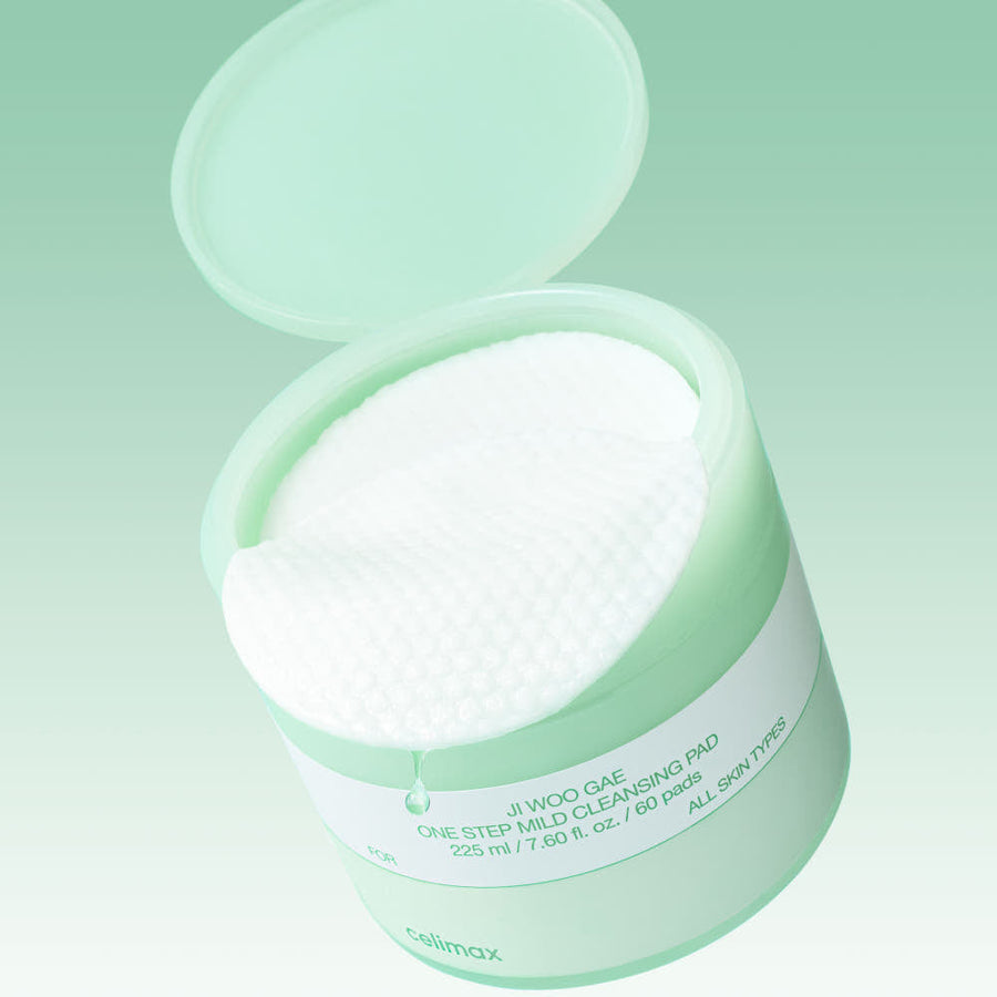 celimax JI WOO GAE One Step Mild Cleansing Pad 225ml/60ea - Glamourous Grace