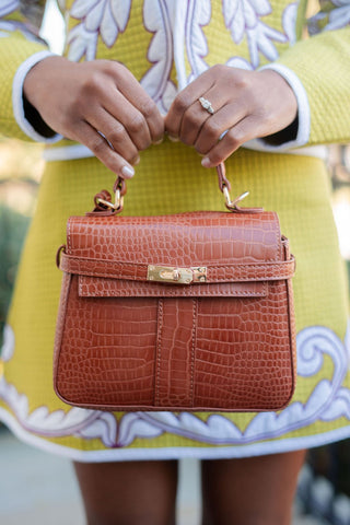 Celine Croc Handbag - Glamourous Grace