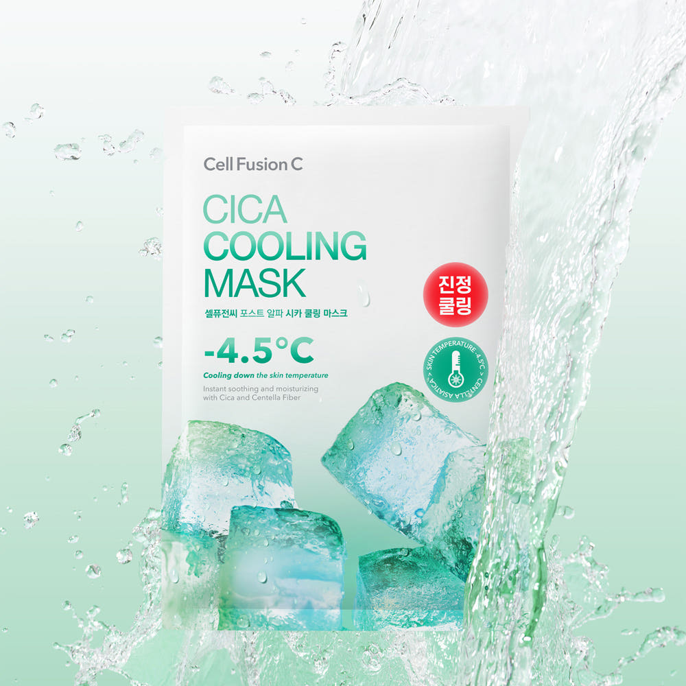 [Cell Fusion C] Cica Cooling Mask 27g X 5ea - Glamourous Grace