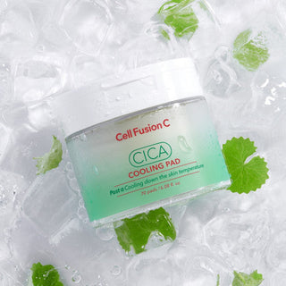 [Cell Fusion C] Cica Cooling Pad (70 Pads) 180ml - Glamourous Grace