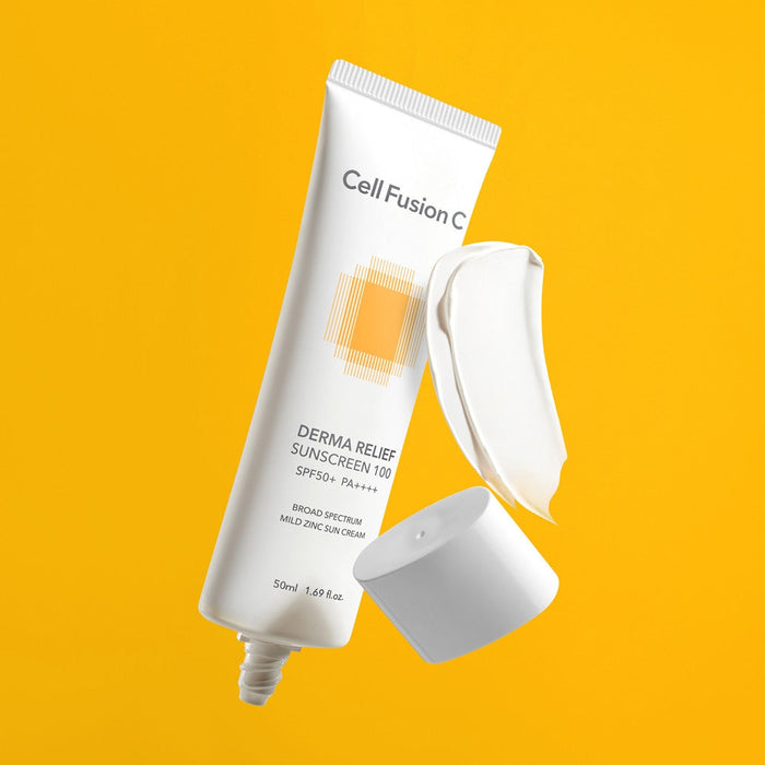 [Cell Fusion C] Derma Relief Sunscreen SPF50+ / PA++++ 50ml - Glamourous Grace