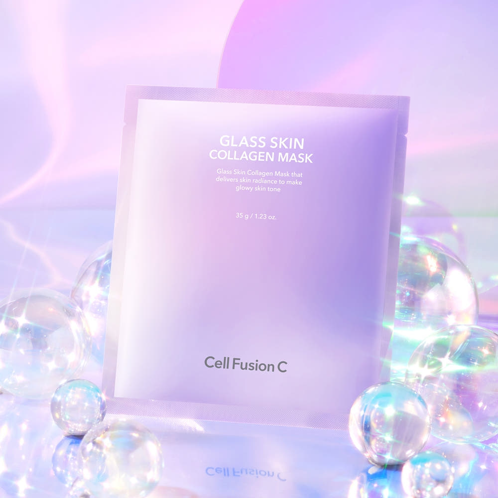 [Cell Fusion C] Glass Skin Collagen Mask Sheet 35g X 5ea - Glamourous Grace