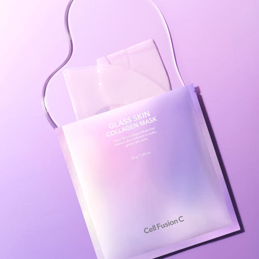 [Cell Fusion C] Glass Skin Collagen Mask Sheet 35g X 5ea - Glamourous Grace