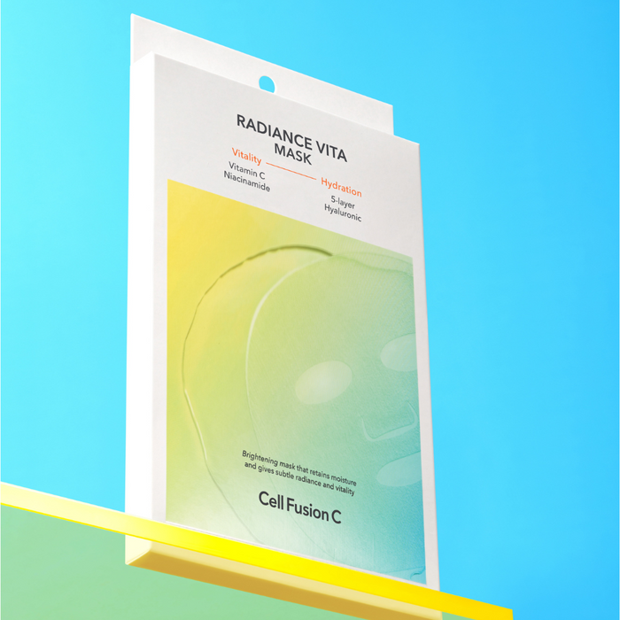 [Cell Fusion C]  Radiance Vita Masks (5 sheets) 25ml x 5ea - Glamourous Grace