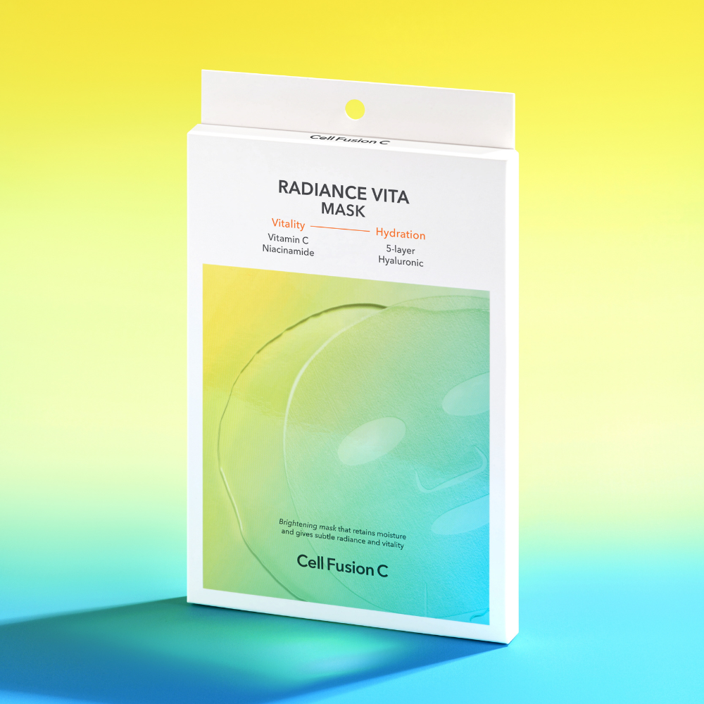 [Cell Fusion C]  Radiance Vita Masks (5 sheets) 25ml x 5ea - Glamourous Grace