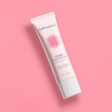 [Cell Fusion C] Toning Sunscreen SPF 50+ / PA++++ 50ml - Glamourous Grace