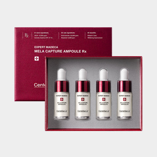 CENTELLIAN24 Expert Madeca Mela Capture Ampoule Rx 7ml x 4ea - Glamourous Grace