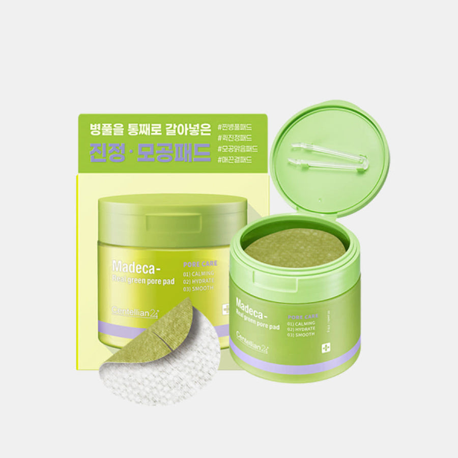 CENTELLIAN24 Madeca Real Green Pore Pad 170g/60ea - Glamourous Grace
