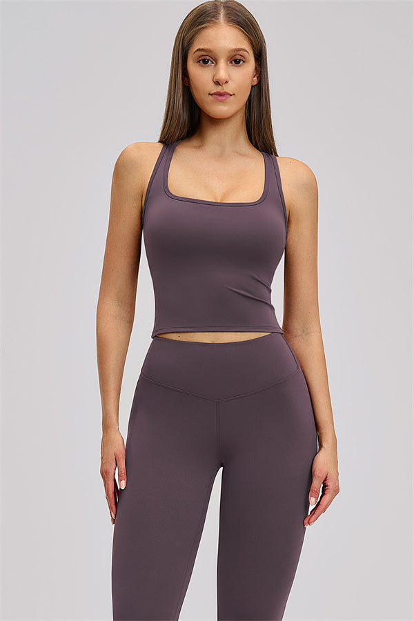 The Dynamic New Crop Top Leggings 2-Piece Set - Glamourous Grace