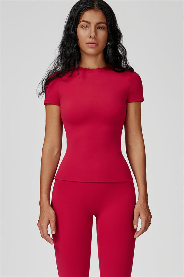 The Oasis T-shirt Flared Leggings 2-Piece Set - Glamourous Grace