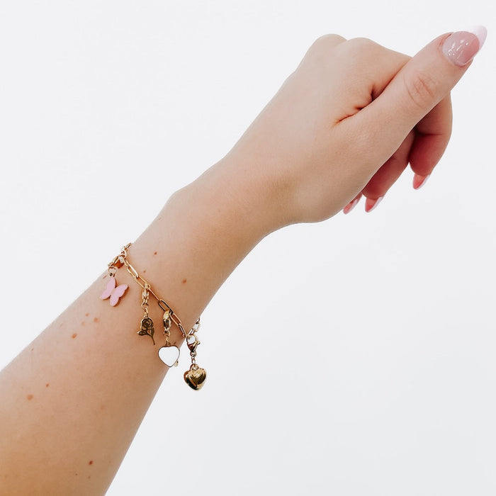 Chanelle Charm Bar Bracelets - WATERPROOF - Glamourous Grace