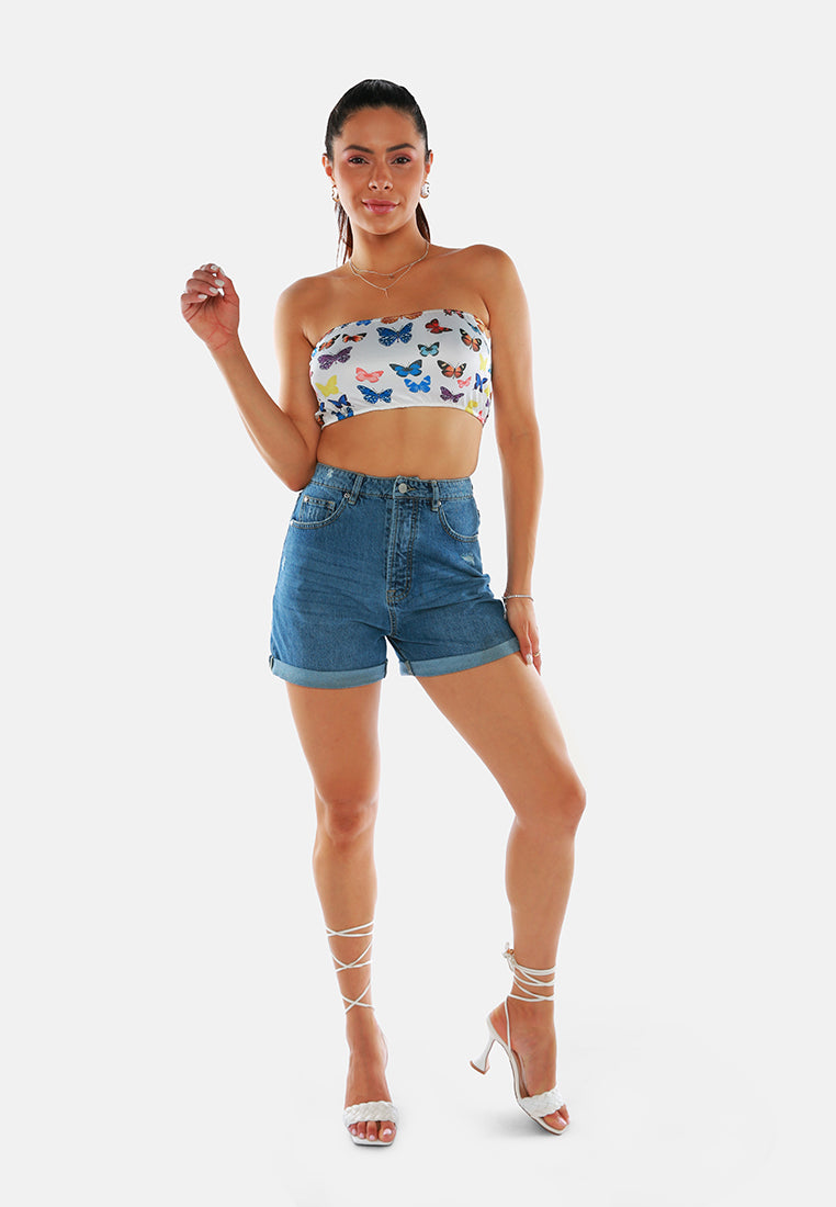 Chasing Butterflies Tube Top - Glamourous Grace