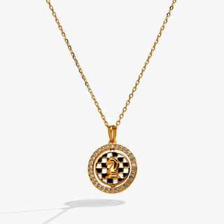 'Always Think One Move Ahead' Chess Spinner Pendant