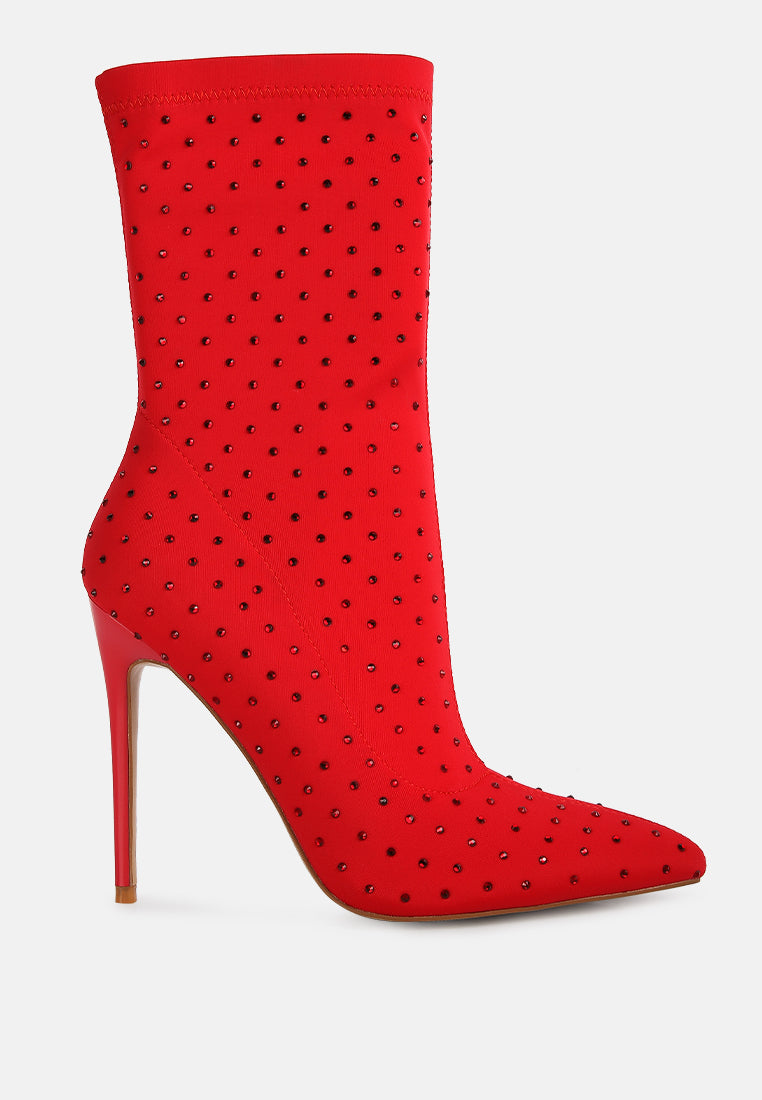 Cheugy Embellished Ankle Boots - Glamourous Grace