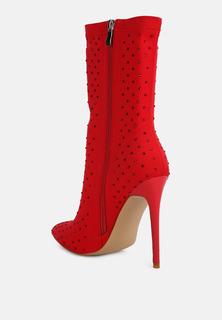 Cheugy Embellished Ankle Boots - Glamourous Grace