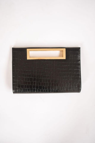 Chloe Croc Clutch - Glamourous Grace