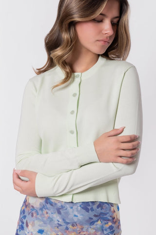 Chloe Cardigan (Light Mint)