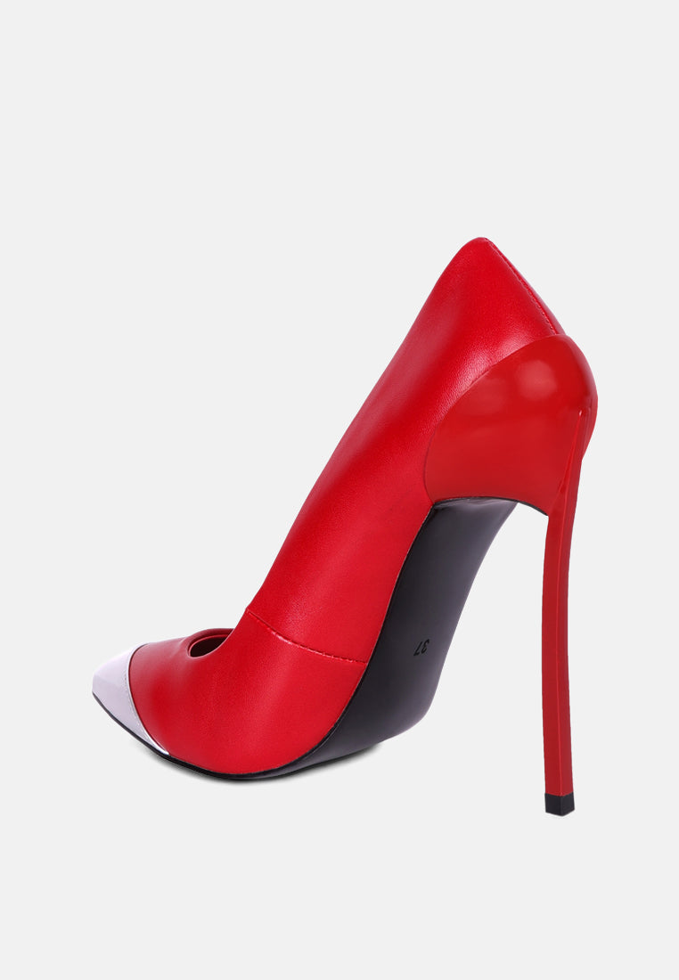 Cidra Silver Dip Stiletto Heels - Glamourous Grace