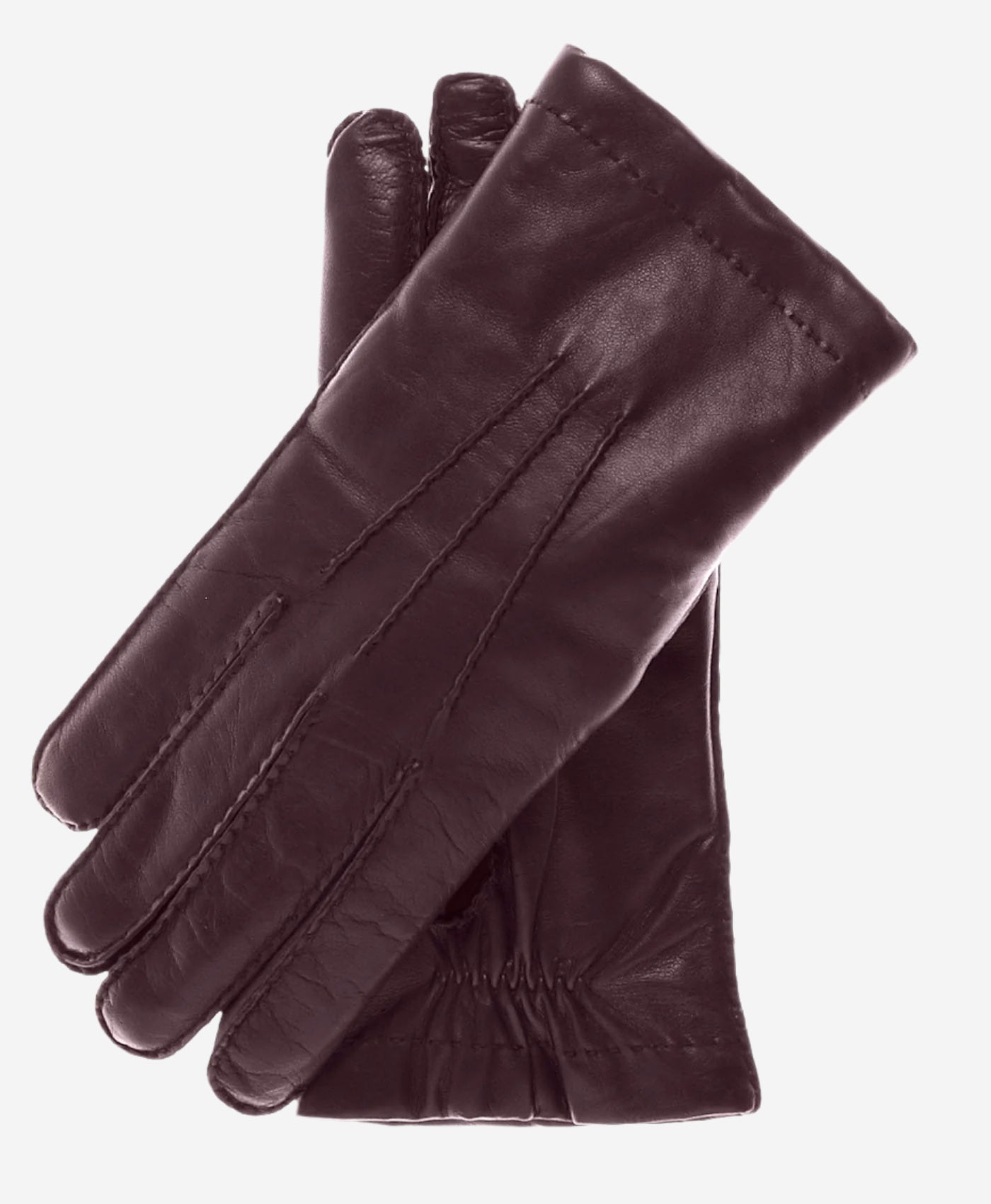 CL3103 (brown) - Men's Handsewn Lamb Shearling Winter Leather Gloves - Glamourous Grace