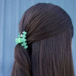 Classic Spring Splash Tiny Claw Clip - Glamourous Grace