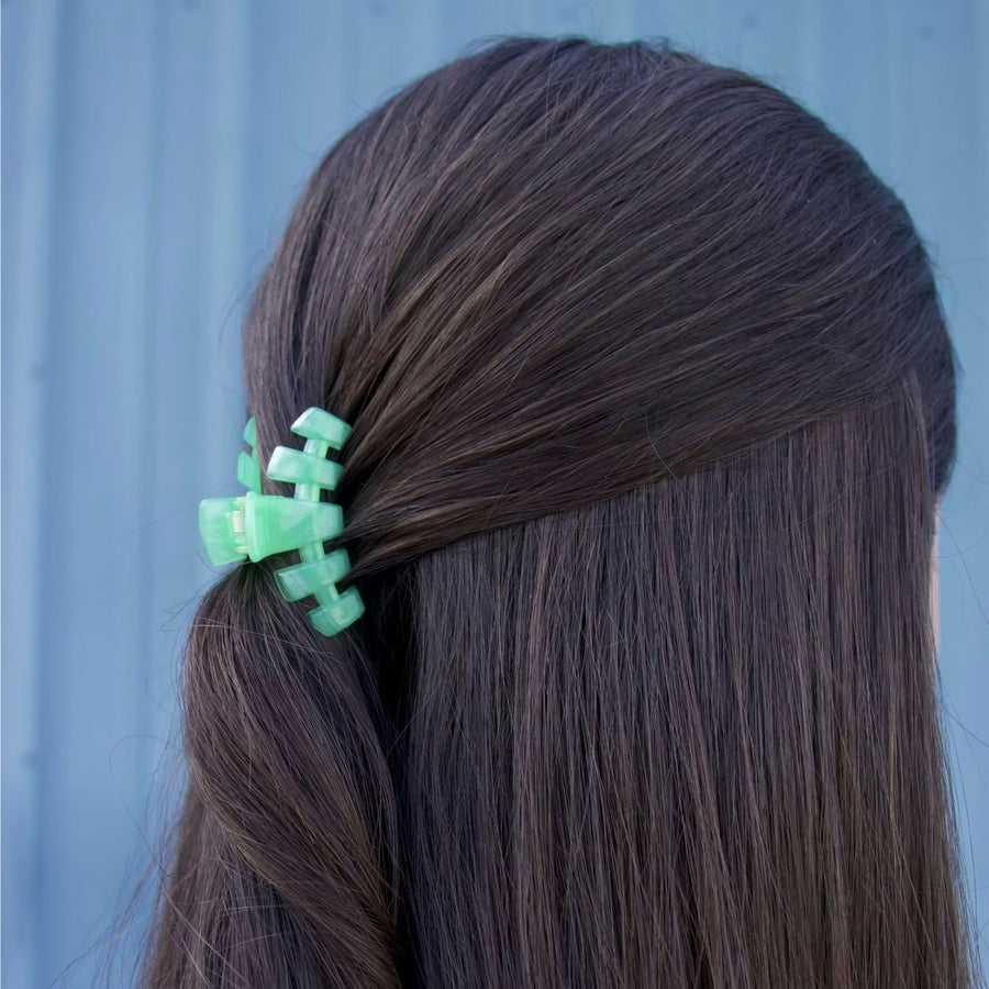 Classic Spring Splash Tiny Claw Clip - Glamourous Grace