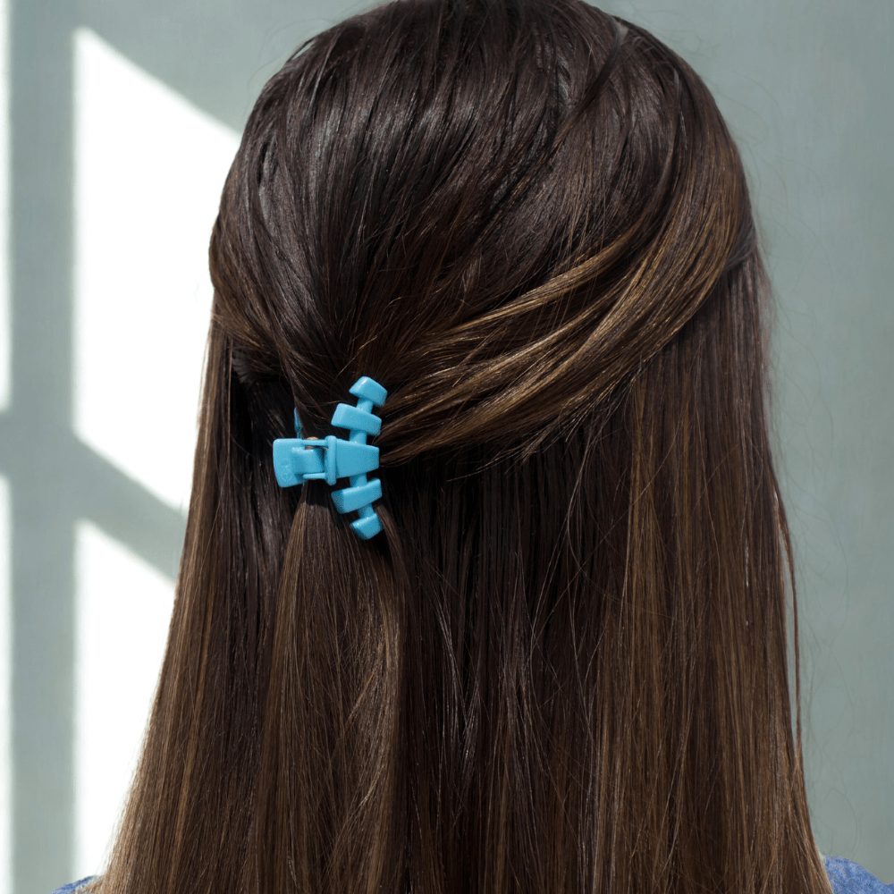 Classic Summer Sky Tiny Claw Clip - Glamourous Grace